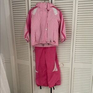 Pink Two-Piece Snowsuit